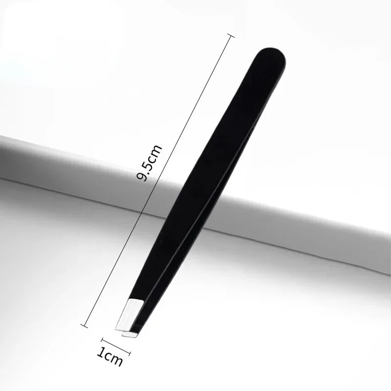 Nuove pinzette per sopracciglia in acciaio inossidabile Clip per sopracciglia angolata strumenti cosmetici per la depilazione estensione delle ciglia accessori per palpebre doppie