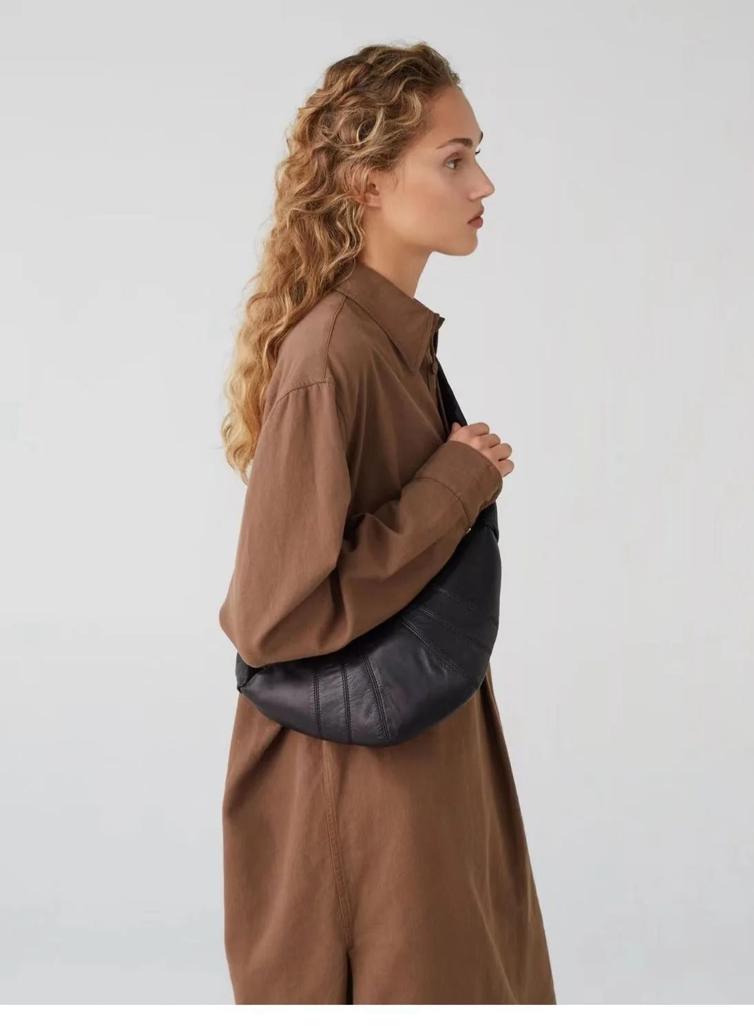 Ox Artworks Sac en cuir, LitercommConsulversable Diagonal Cross ECHpling, Simple et Casual, Sac louable de grande capacité, Nouveau