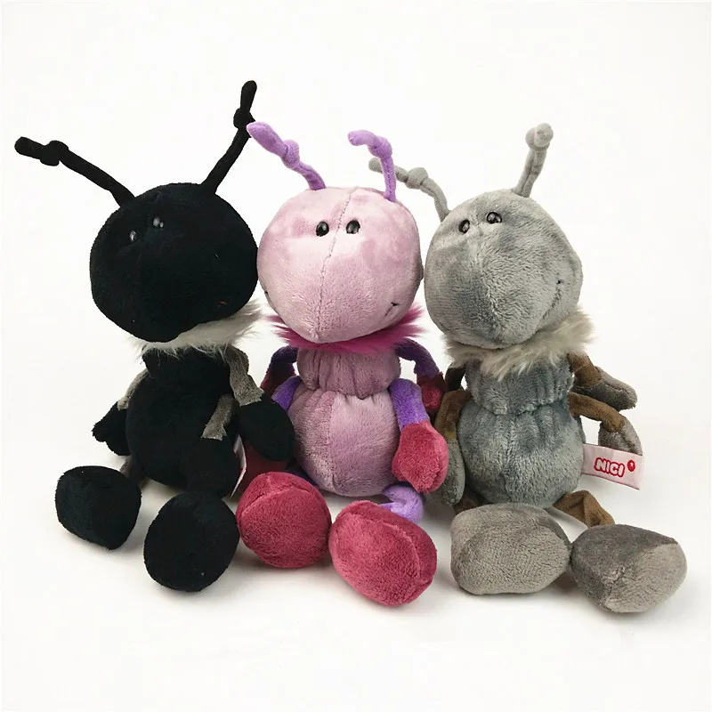 25-35cm Cute Ant Plush Toy Simulation Ant Plush Toy Doll Stuffed Animals Doll Soft Toys For Children KId Birthday Christmas Gift