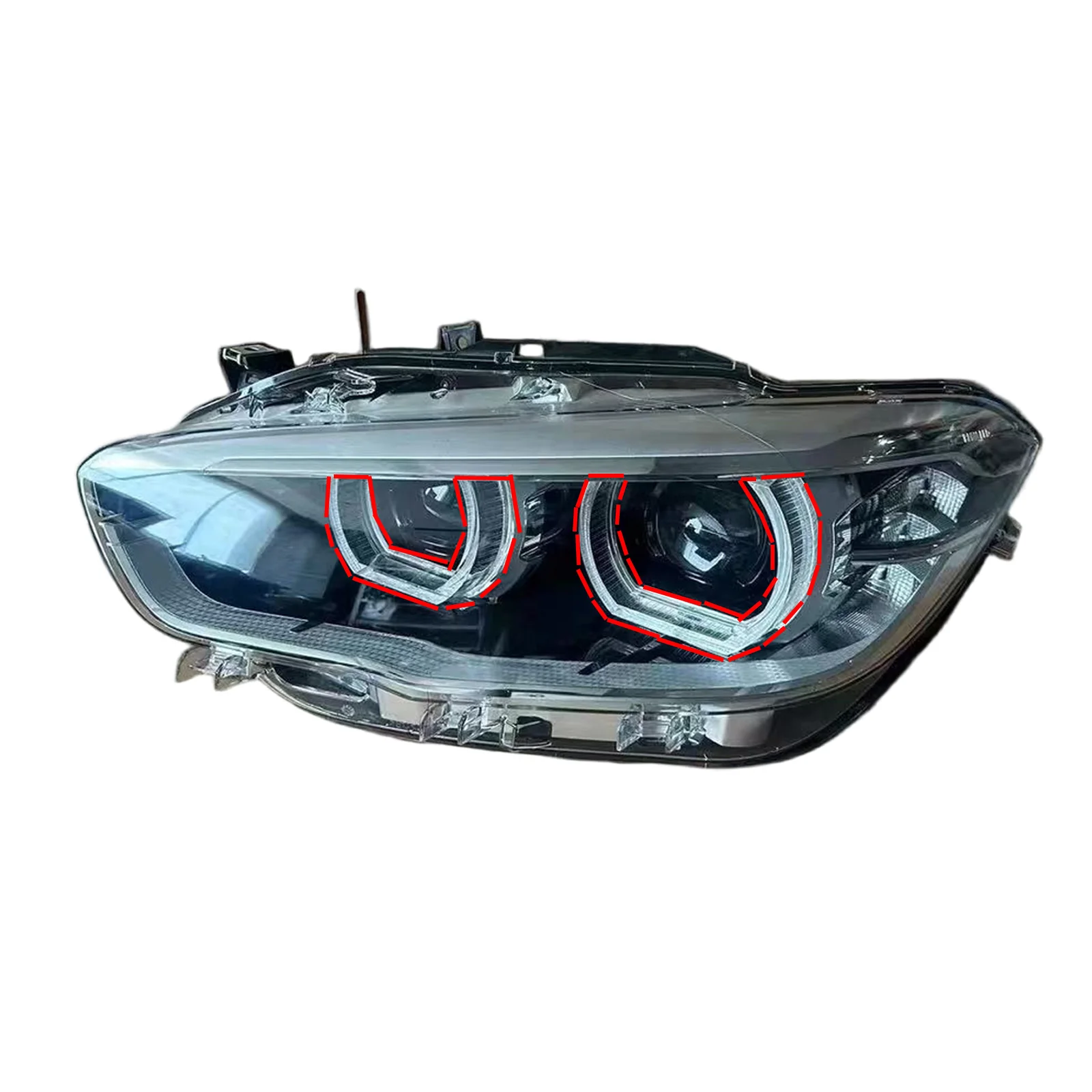 Suitable for BMW 1 Series F20 Headlight Light Guide Blocks Transparent Headlight Light Guide Modules and Light Guide Strips