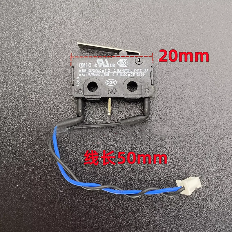 Original genuine QM10 microswitch limit detection Reset Touch the key gold contact button 3 Pin strap cable