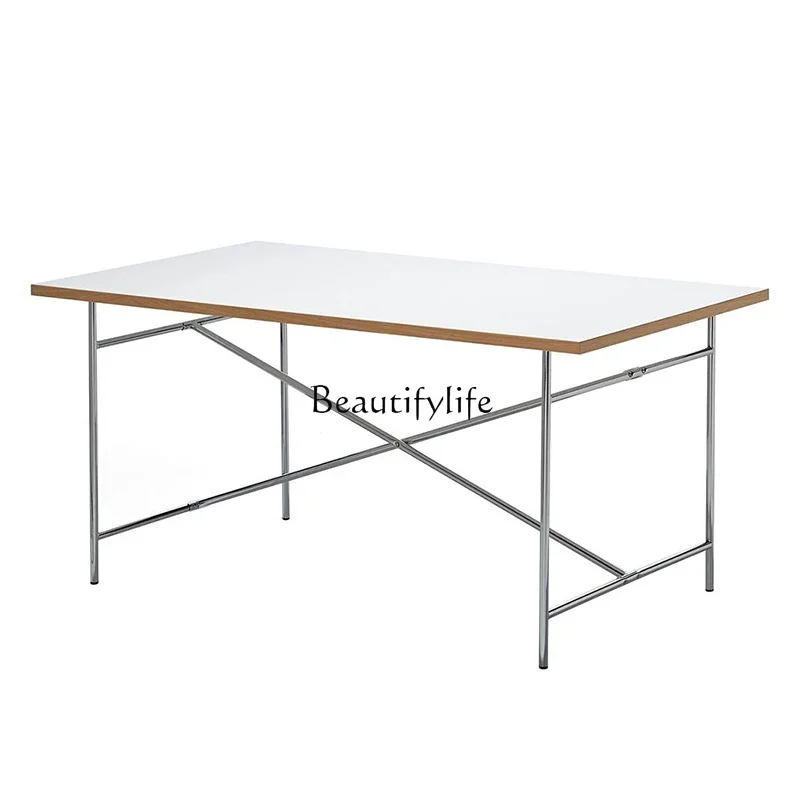 LJY*Mittelalterlicher Stil, einfacher Esstisch, Schreibtisch, rechteckig