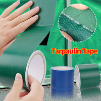Waterproof PE Tarpaulin Repair Tape Rainproof Adhesive Outdoor Awning Gummed Film Parts Cloth for Durable Outdoor Use