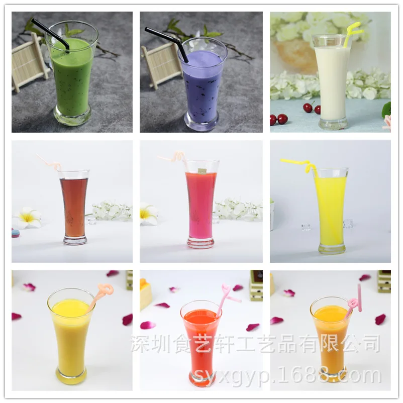 Drink Cup Food Play Tea Bottle Resin Simulation Drinks Model Artificial Drink Dessert