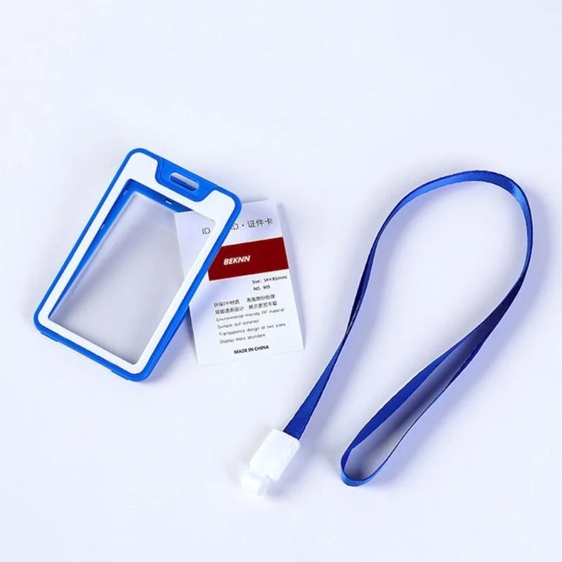 R1WD Vertical Card Sleeve Transparent Color Large Capacity for Factory Office School