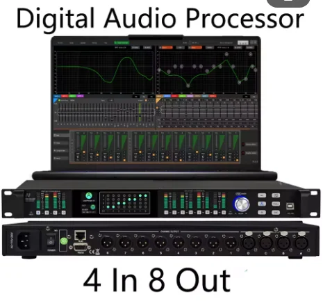 Wholesale Professional Digital Audio Processor ADSP-21571 Digital DSP Processor FIR 512 Speaker Manager with EQ Audio System PC