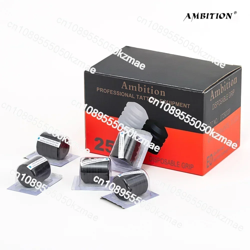 

25 pcs Ambition Disposable tattoo grip compatible with hawk pen and sol nova unlimited equipment Accessories