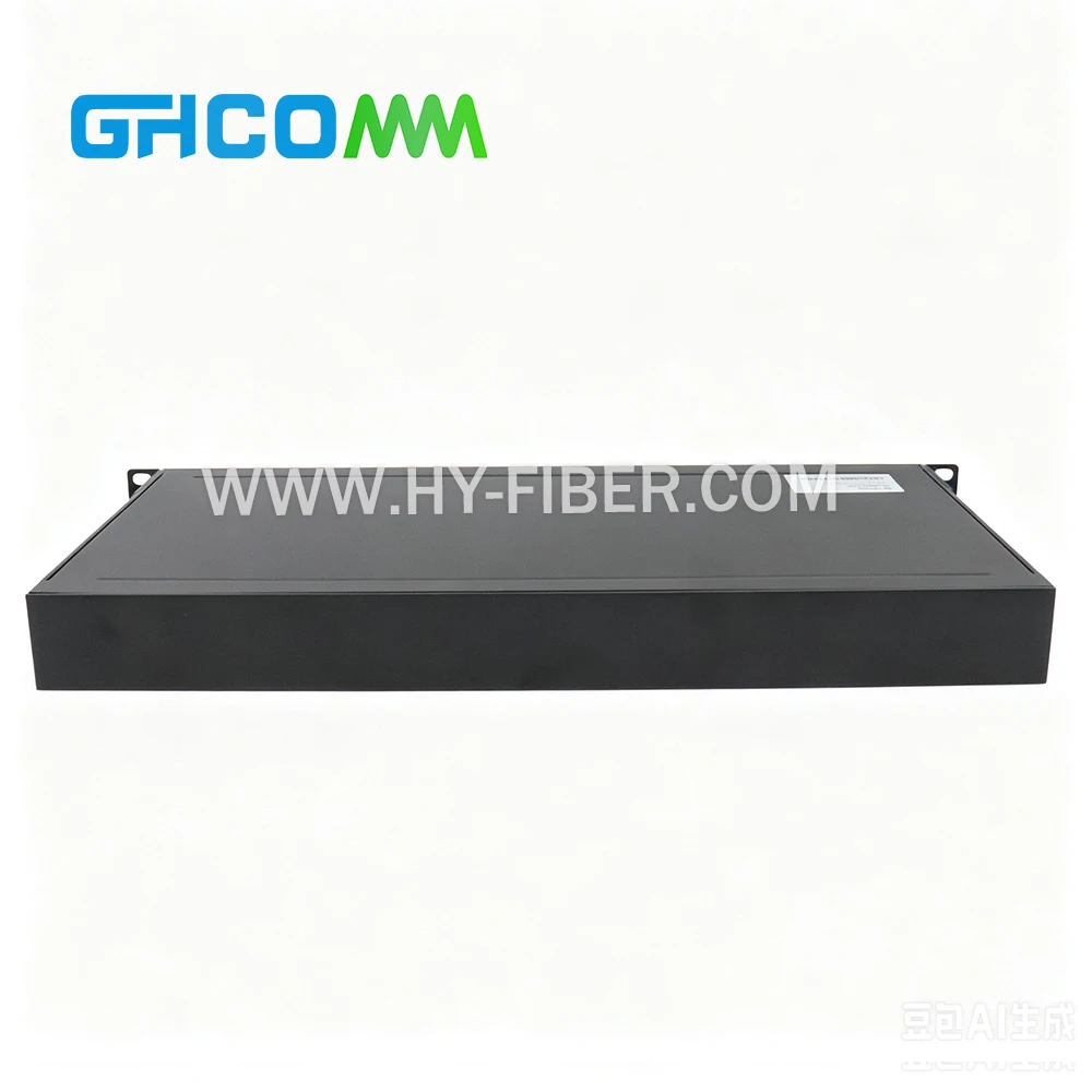2PCS 2CH to 6CH Single Fiber Bidirectional 100GHz DWDM MUX/DEMUX TX/RX Module, 19 Inch 1U Rack Type LC/UPC Optical WDM Equipment