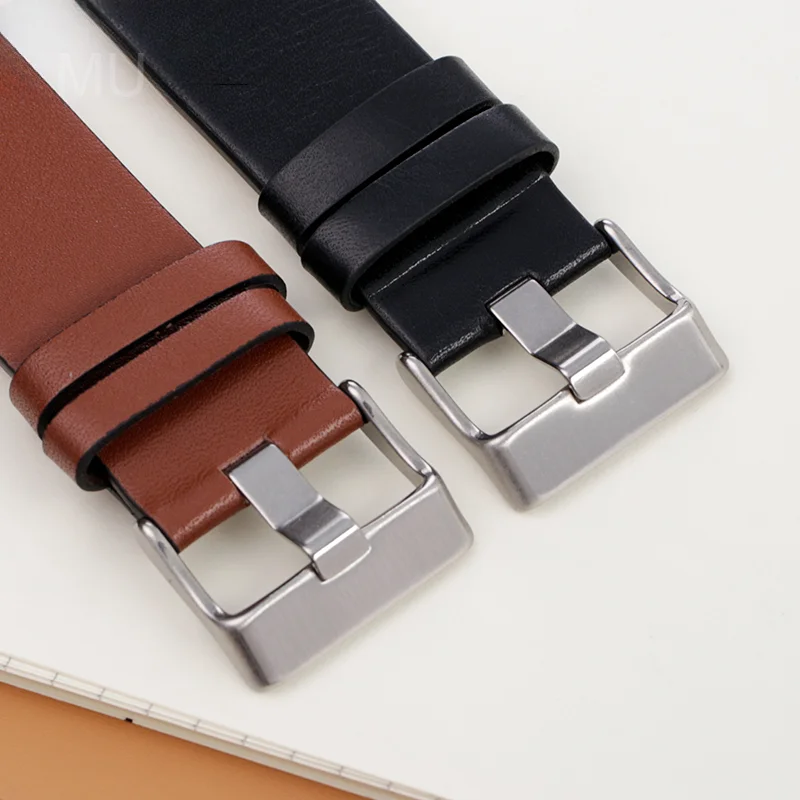 Fine Quality Genuine Leather Watchbands for Diesel Dz7413 Dz7257 Dz4343 Dz7332 Large Size Waterproof Strap 22 24 26 28mm