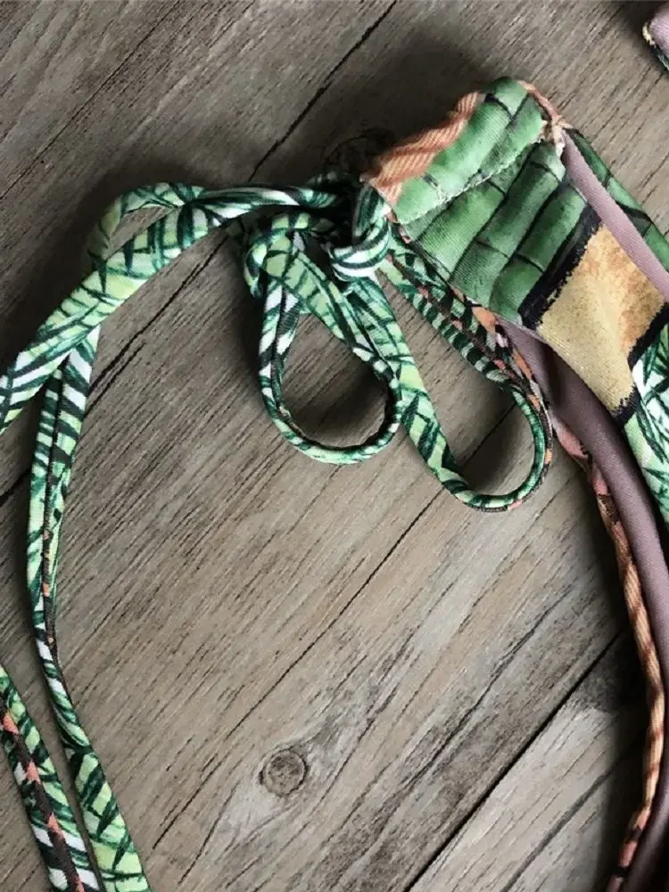 RUOTONGSEPT Micro Bikini 2023 Costumi da bagno sexy Donna Push-up Costume da bagno Biquini Costume da bagno Fasciatura Beach Wear Bikini brasiliano Set