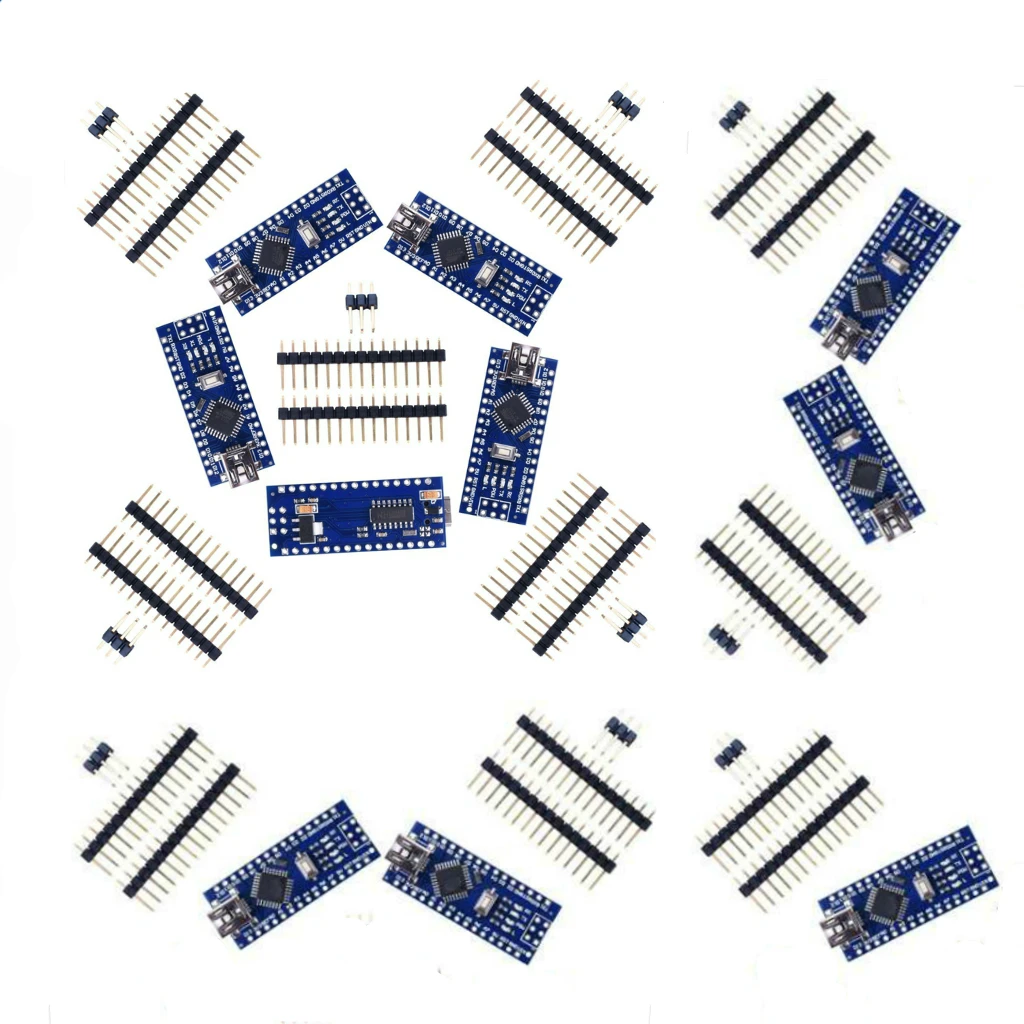 RISE-10X Nano V3 Module For Atmega328 P CH340G 16Mhz Miniusb Compatible Arduino