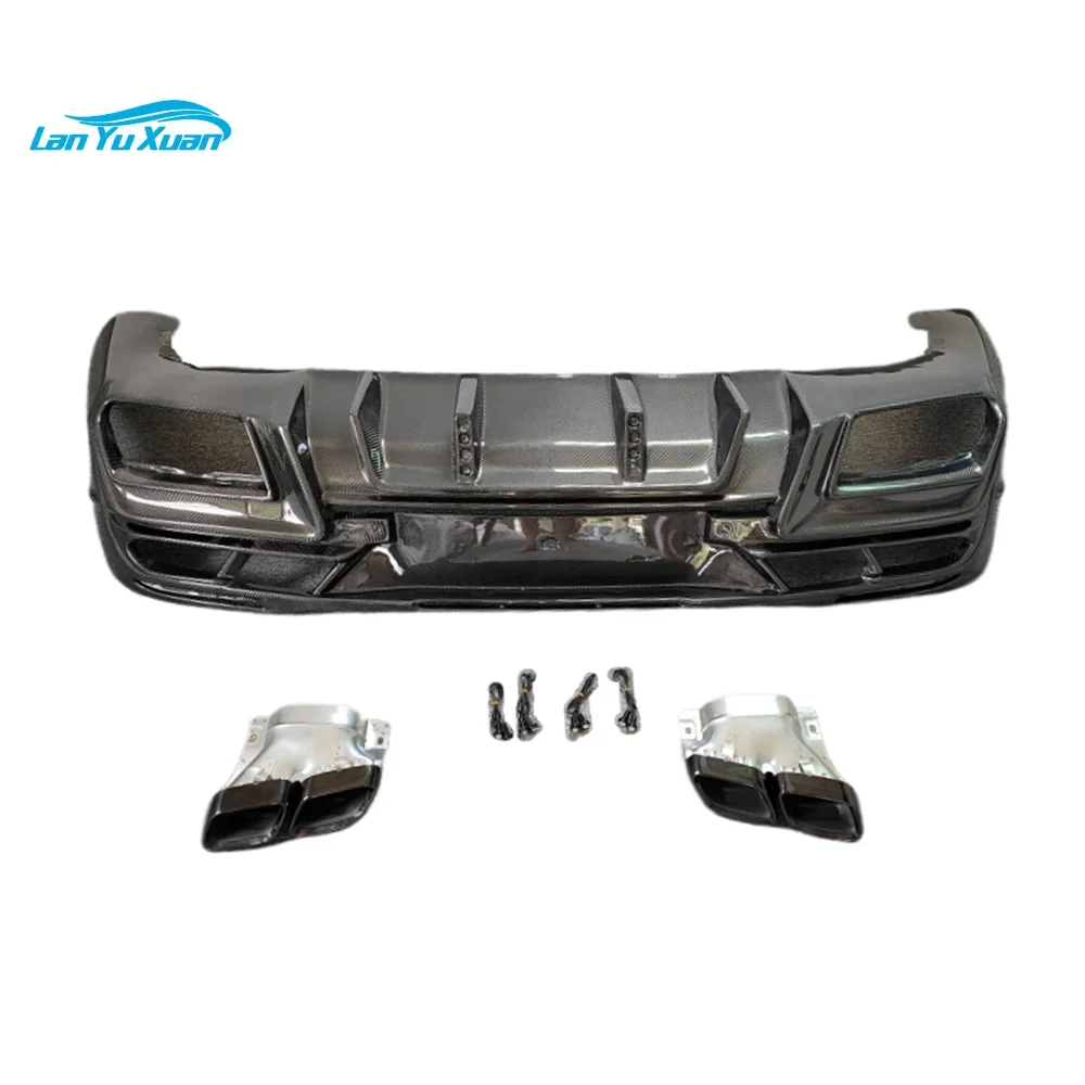 

High quality genuine carbon fiber LD style rear diffuser body kit for Benz C167 GLE Coupe body kit