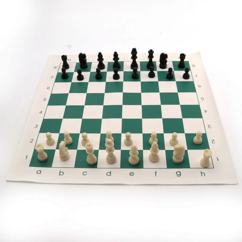 Outdoor Travel PU Leather Chess Sets Folding Board Games Parent Child Interactive Educational Toys Desktop Puzzle Board Game