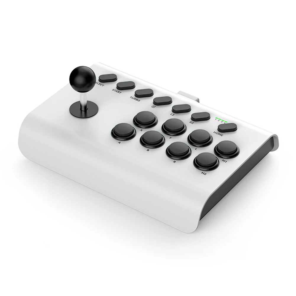 신축성 있는 브래킷이 있는 USB 유선 게임 조이스틱 유선 게임 조이스틱 PS4/PS3/Xbox One/Switch용 매크로/터보 기능