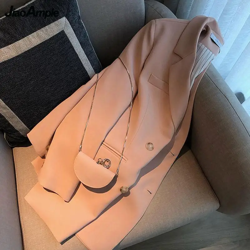 Women's 2022 Spring Autumn Suit Coats Office Lady Solid Working Jacket Korean Fashion Elegant Clothing Female New Streetwear