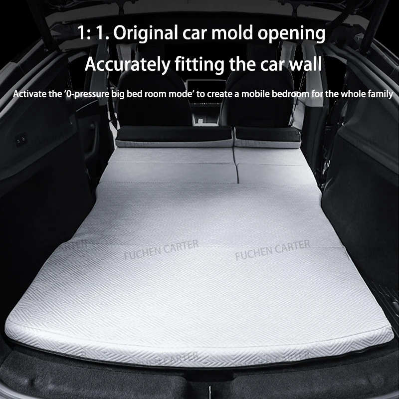 For Tesla Model Y Juniper 2025 Camping Suspended high rebound Memory sponge Mattress Outdoor Camping Special Car Travel Bed