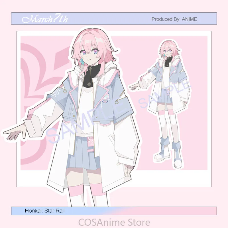 

Castorice аниме Honkai: Star Rail пальто свитер юбка косплей костюм униформа костюмы на Хэллоуин для женщин мужской подарок
