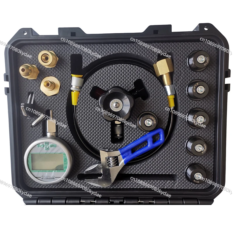 Hydraulic Accumulator Charging System Digital Display Nitrogen Charging Tool Pressure Test Kit