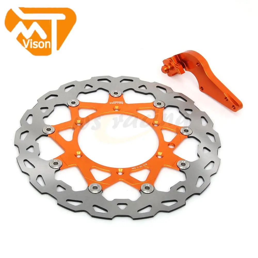 CNC 320MM Motorcycle Front Floating Brake Disc & Bracket For KTM MX520 SX520 XCG525 XCW525 EXC525 MXC525 SX525 XC525 EXR530R