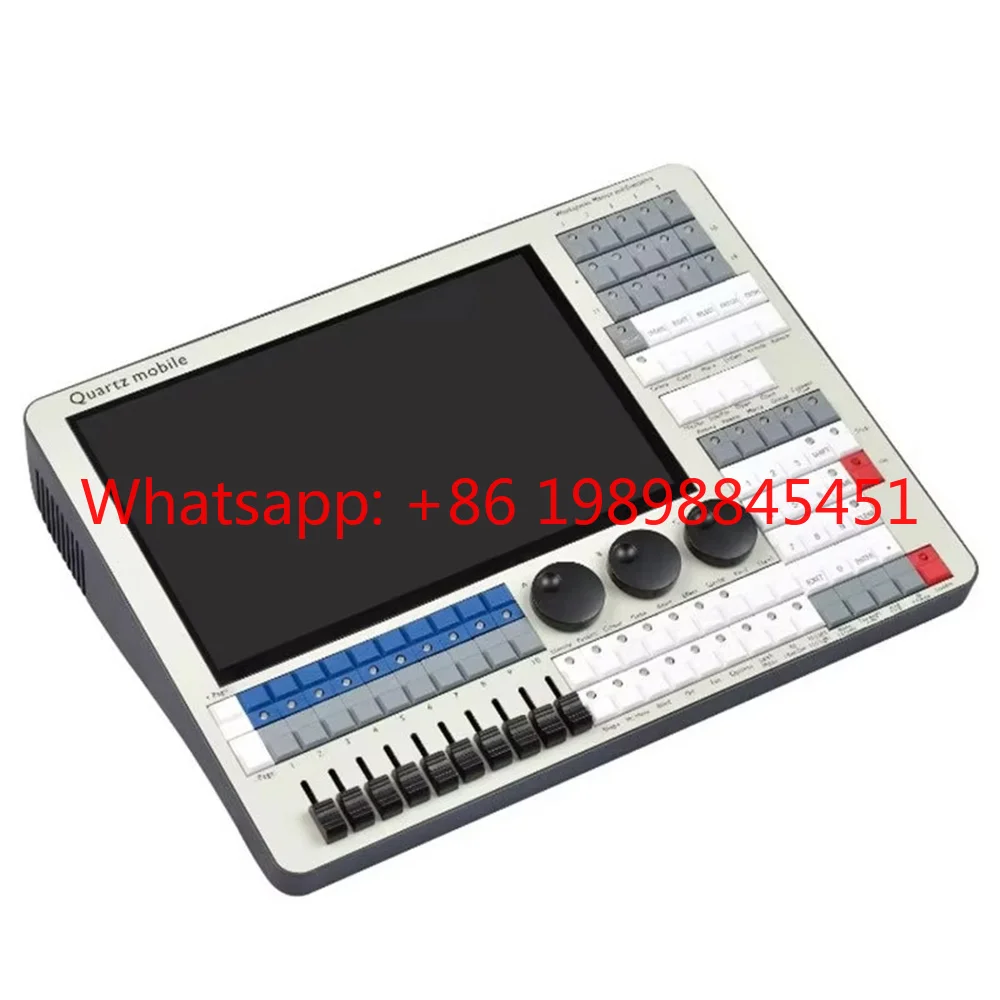 V17.1 Quartz Mobile Lighting Console, Mini Tiger Touch DMX512 Controller I7 CPU 8GB 120G SSD Stage Lighting Console