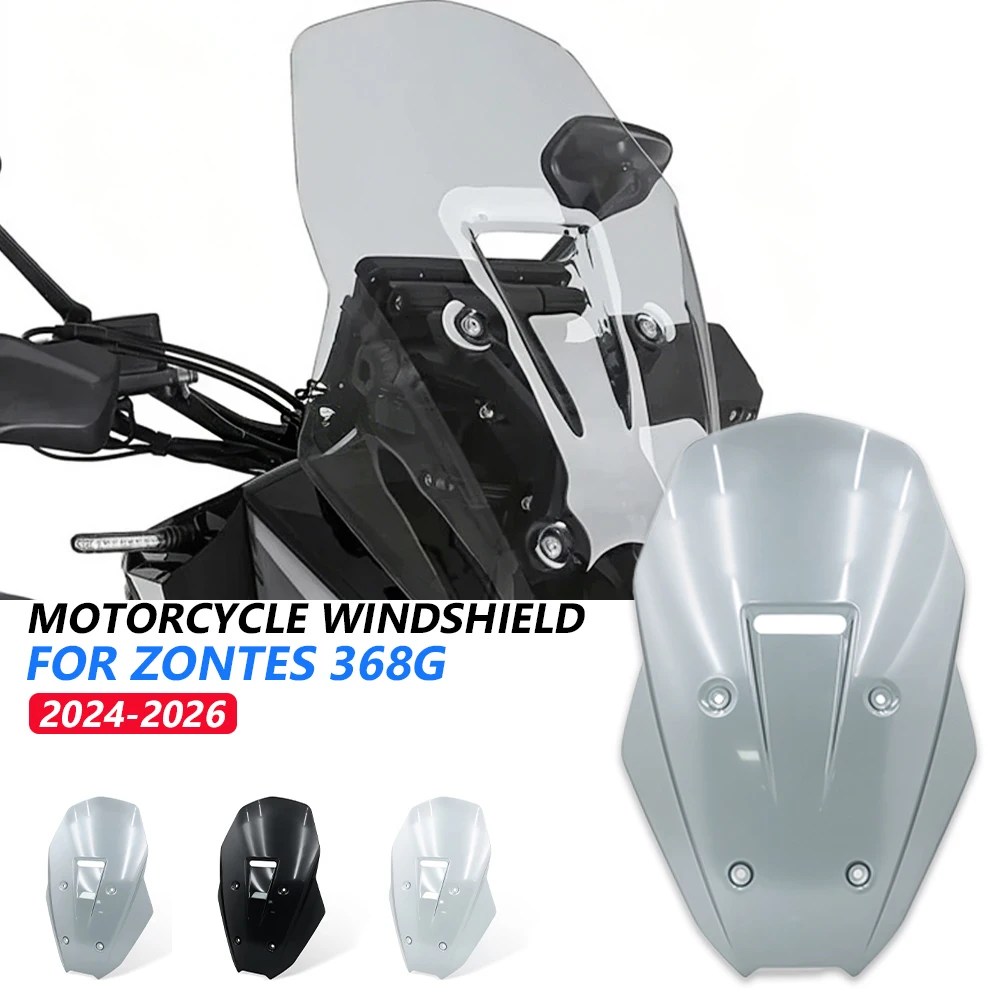 For Zontes 368 G 368G 2024 2026 2025 Frontal Air Visor Board New Motorcycles Windshield Wind Deflector Aerodynamic Windscreen