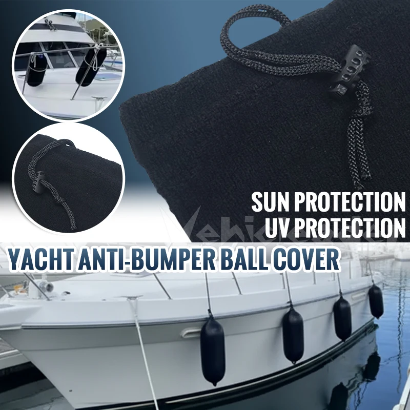 

Boat Fender Cover Soft Ball Sleeve Elastic Anti-UV Salt Protection Sun Snow Ice Frost Protector For Marine Bumper Boat Yacht