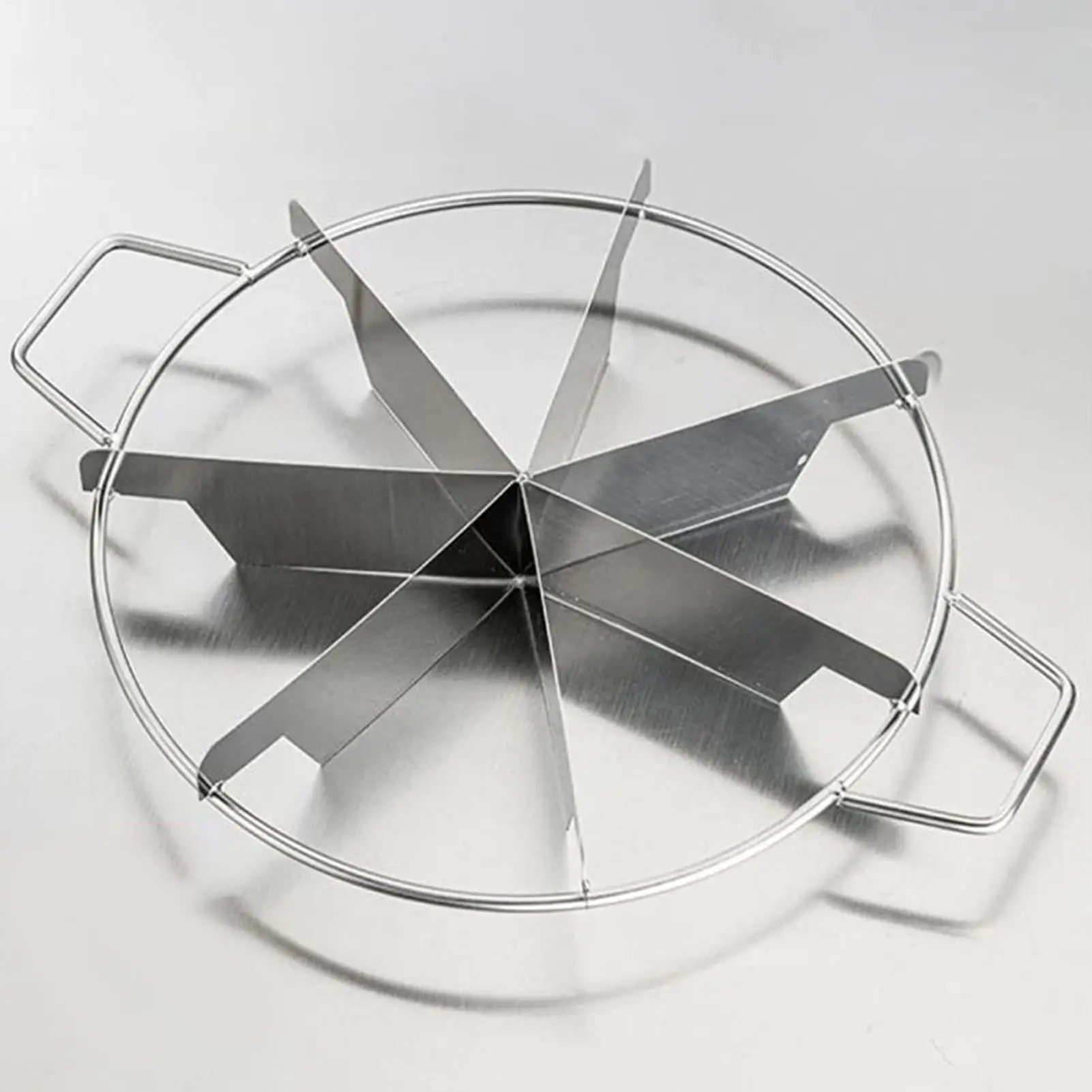 Cake Cutter Slicer Stainless Steel Pastry Portion Marker Pizza Pie Divider Even 6/7/8 Slices Cake Portioner Baking Tools Kitchen