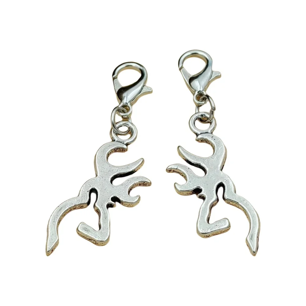 50Pcs Alloy Flame Charms Pendant For Bracelet Necklace Jewelry Making Halloween Party Decoration A-868b