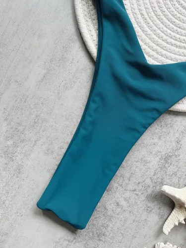 Imagen 2 del producto Micro Bikini Push Up trajes de baño para mujer 2025 traje de baño Sexy para mujer conjunto de Bikini brasileño Tanga Biquini trajes de baño ropa de playa