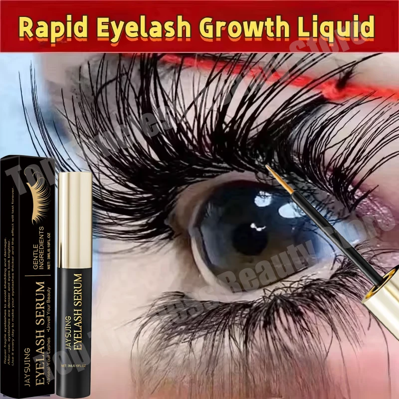 Fast Eyelash Growth Serum 7 Days Natural Eyelash Enhancer Longer Fuller Thicker Curling Lash Treatment Eye Care Products Makeup