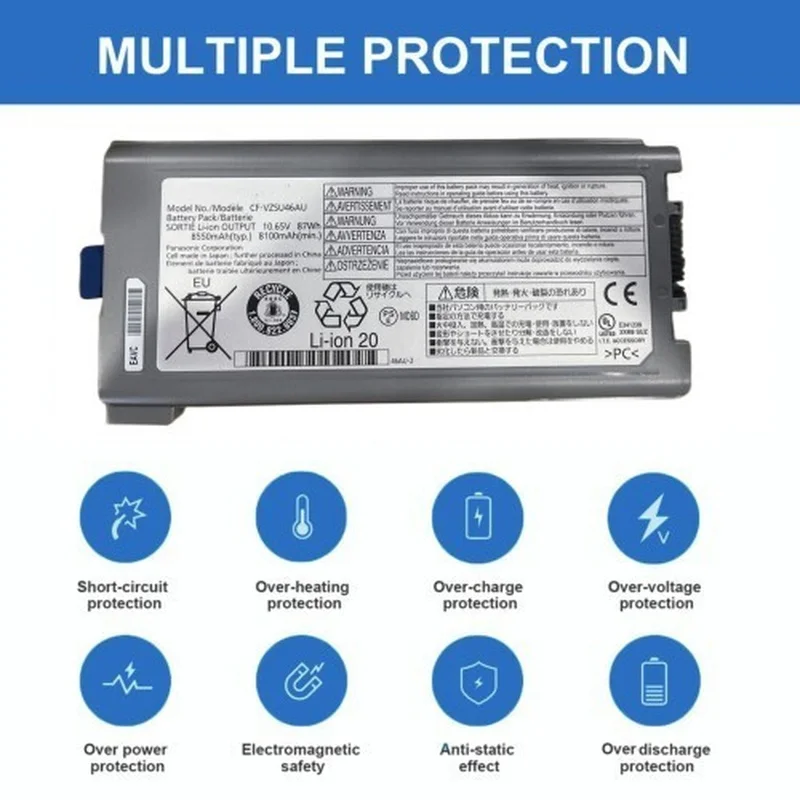 Brand New CF-30 87Wh Battery Suitable for Panasonic Toughbook CF-31 CF-53 CF-VZSU46 CF-VZSU46AU