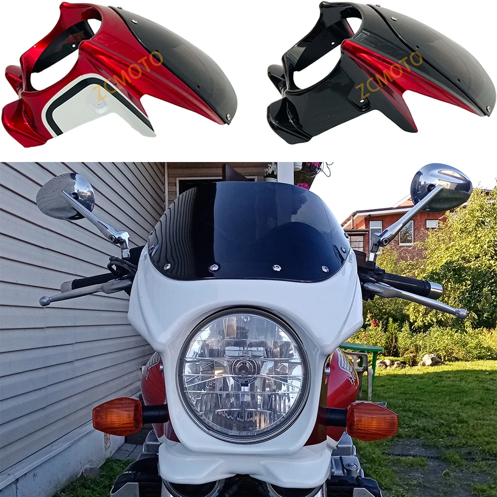 

Motorcycle Fairing Accessories ABS Material Protective Cover Motorcycle Headgear Smooth For Honda CB400 400s Vtec