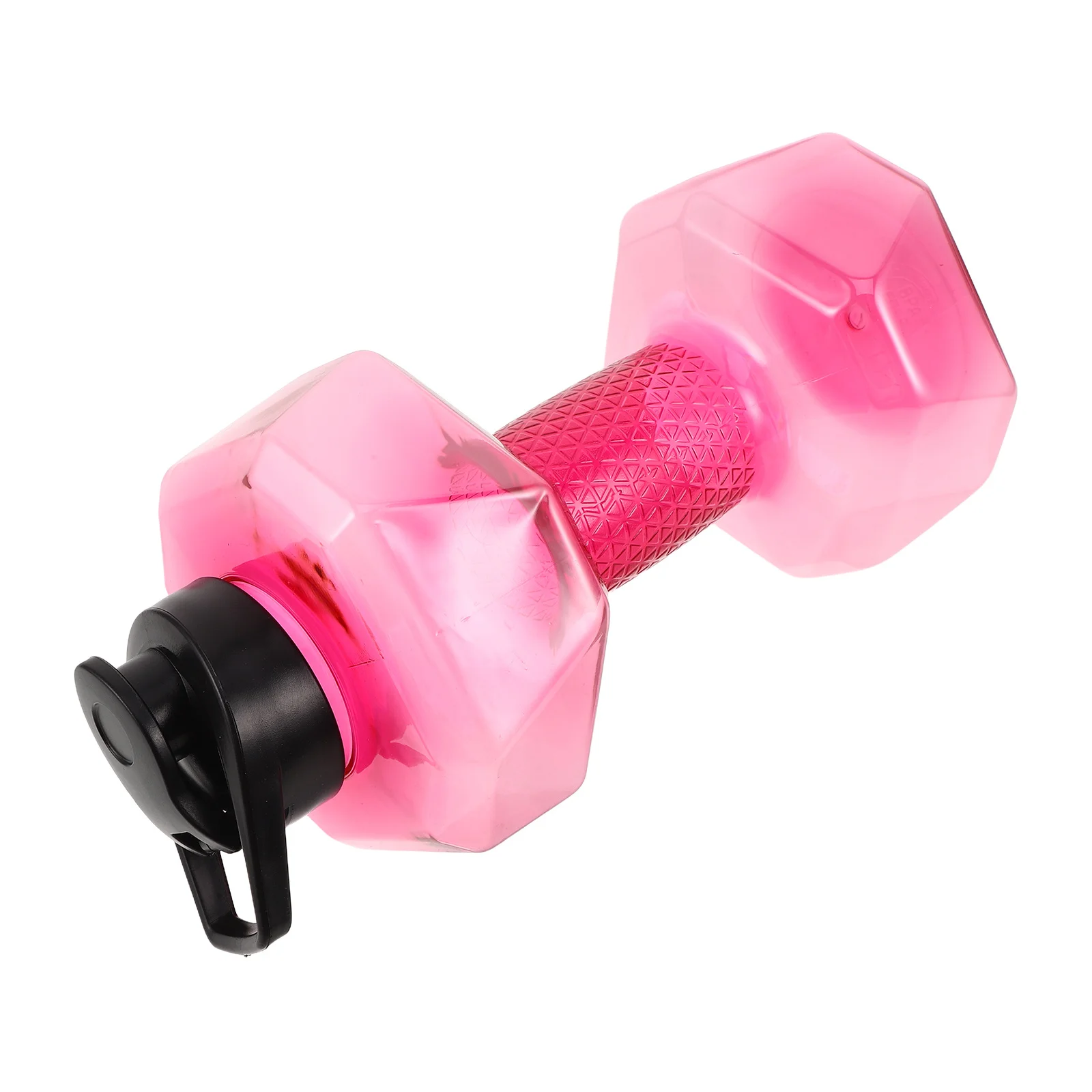 

1.5L Dumbbell Water Bottle Dumbbell Fitness Kettle Barbell Shaped Gym Sports Hydration Container Leakproof Portable Workout