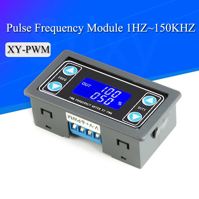 Generator sygnału 1HZ ~ 150KHZ Cyfrowy wyświetlacz PWM Częstotliwość impulsów Współczynnik obciążenia Regulowany generator sygnału prostokątnego fali prostokątnej