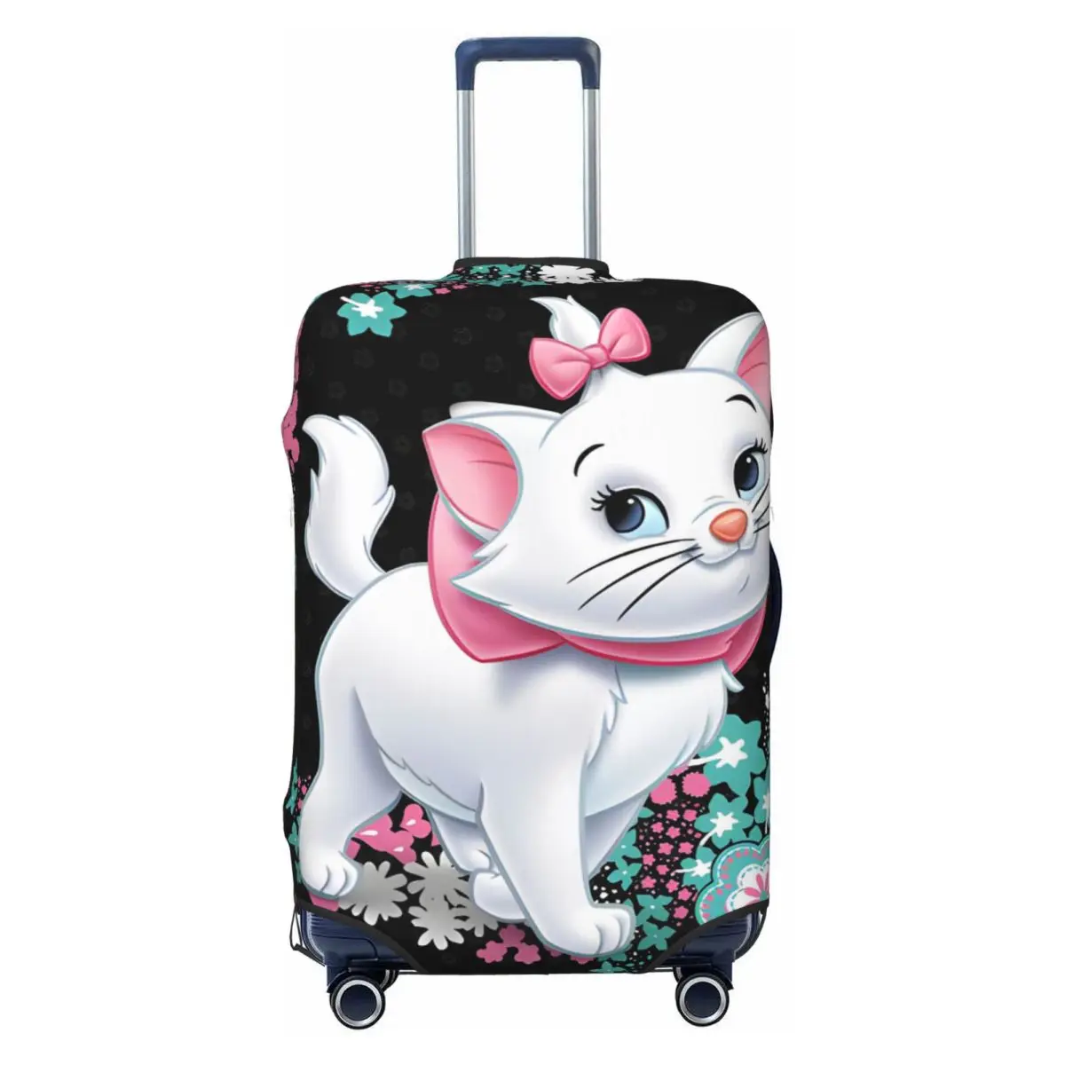 

Kawaii мультфильм Мари кот чехол для чемодана с животным принтом праздник бизнес практичные принадлежности для багажа защита