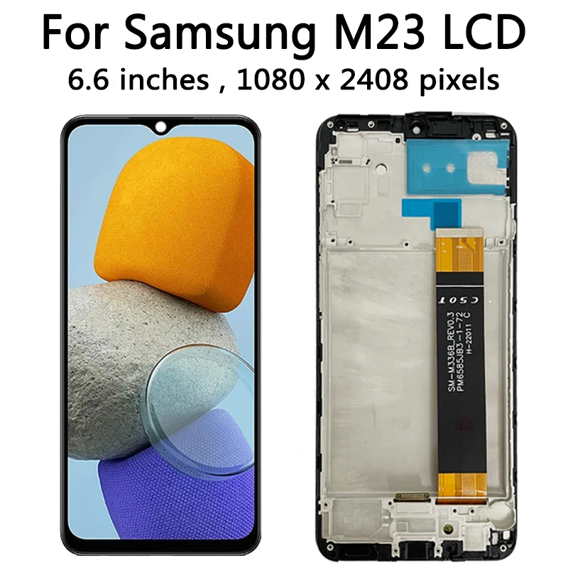 6.6”Hight Quality For Samsung  M23 M236B M236B/DS LCD Display Touch Screen Digitizer Assembly For Samsung M236 Display