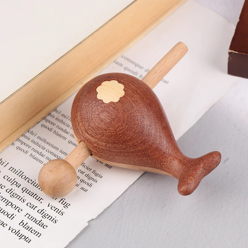 Temple Block Percussion Instrument Traditional Musical Toy Portable Meditation Classical Buddhist Gift Wooden Fish Toy