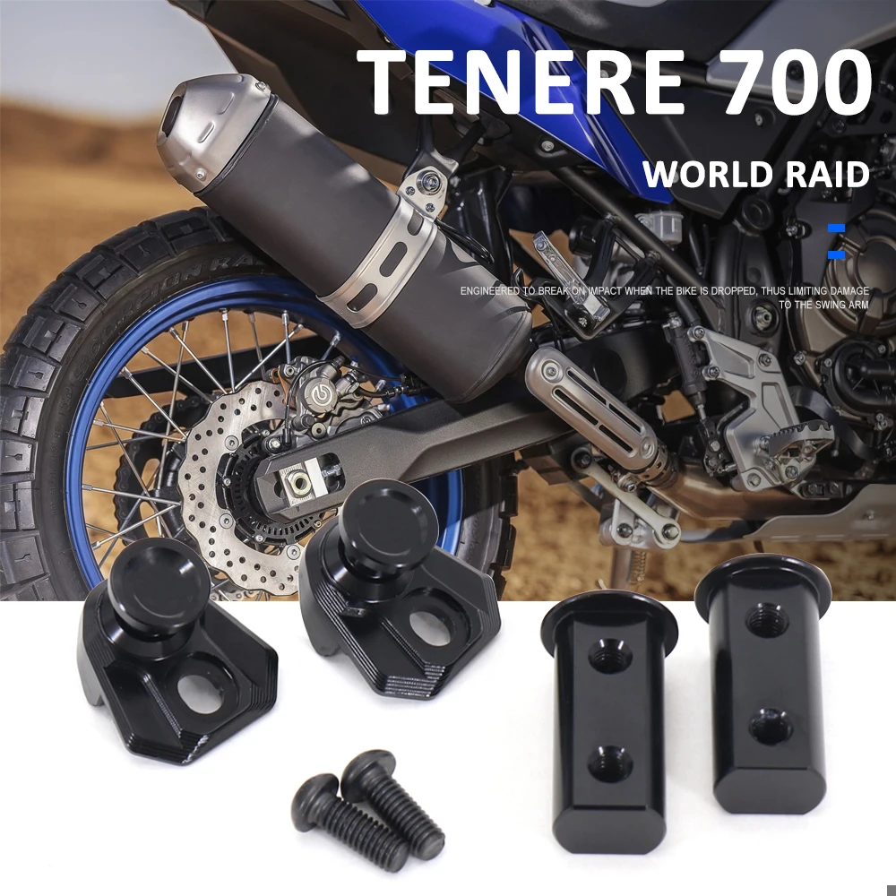 

New Motorcycle Swingarm Spools Slider Screw Stand Screws For YAMAHA TENERE700 2019-2022 TENERE 700 Tenere 700 World Raid 2022