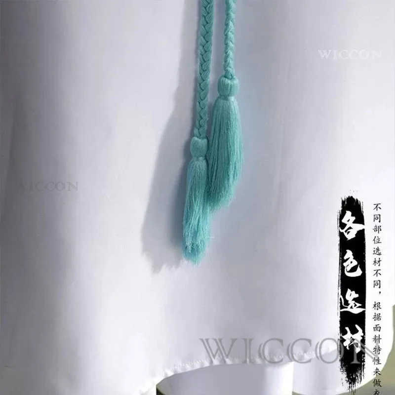 

dd12Anime Heaven Official S Blessing Xie Lian Косплей Костюм Белый Хань Фу Одежда Парик Полный Костюм Аниме Наряды для Женщин