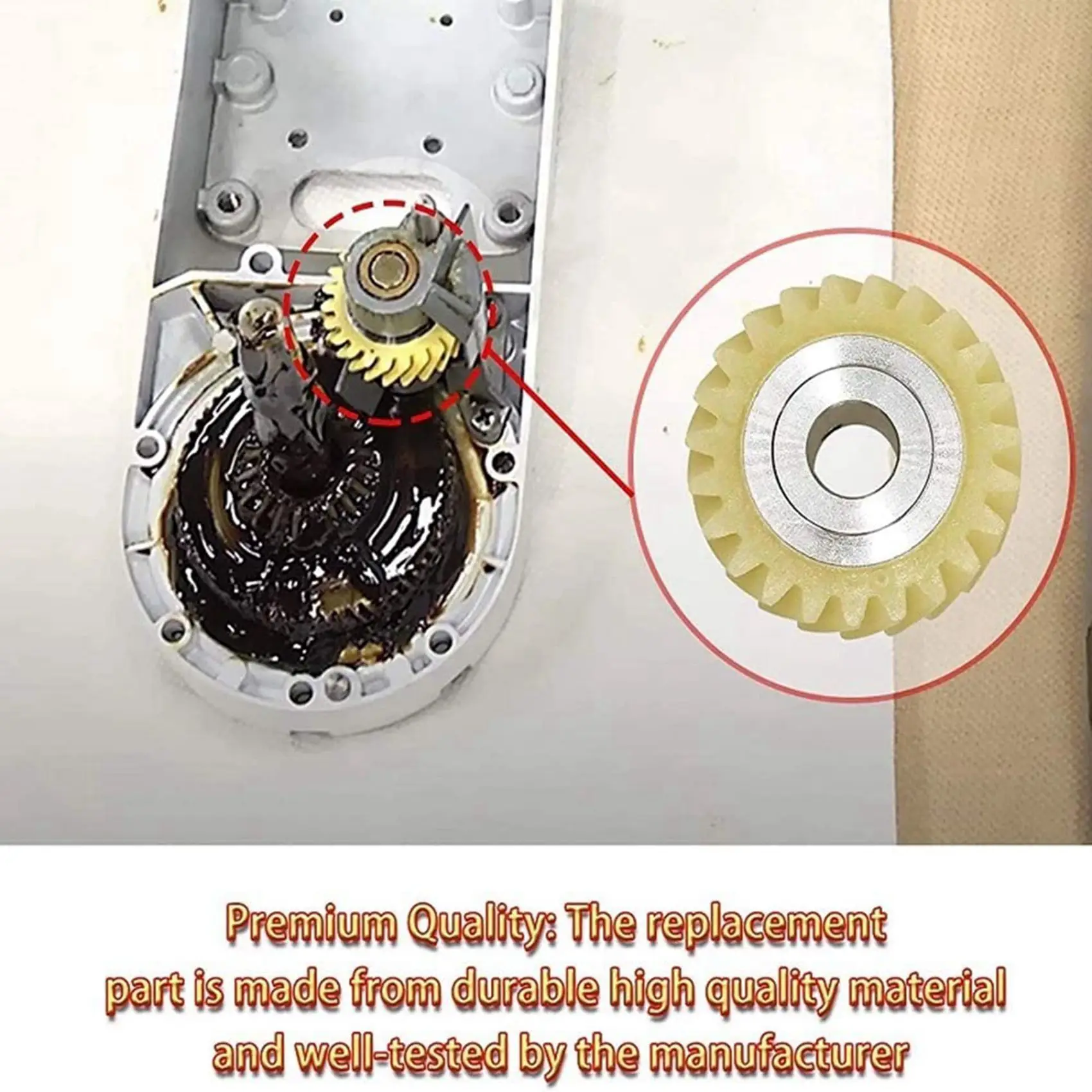 A02M-10X W10112253 9706416 Motor Brush W10380496 4162897 Mixer Worm Drive Gear For Kitchenaid Stand & 10 Pair Of Motor Brush view 3