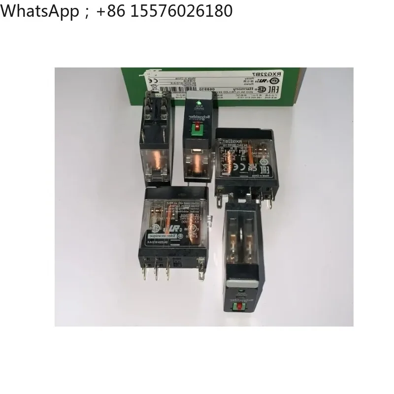 New Original RXG22B7/RXG22E7/RXG22P7 Interface Relay 2CO 5A with LED Test Button