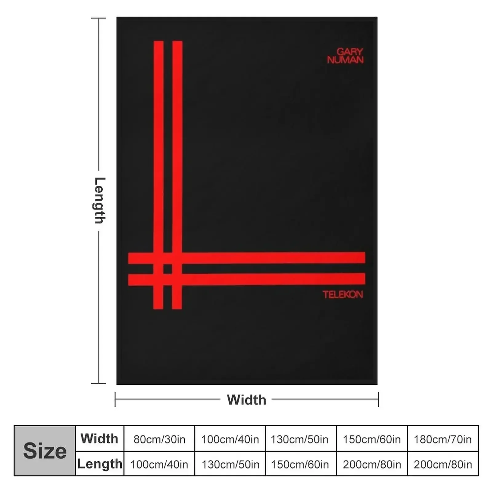 Gary Numan - Telekon (1980) Classic T-Shirt Throw Blanket couch cozy soft plush fuzzy picnic outdoor blanket
