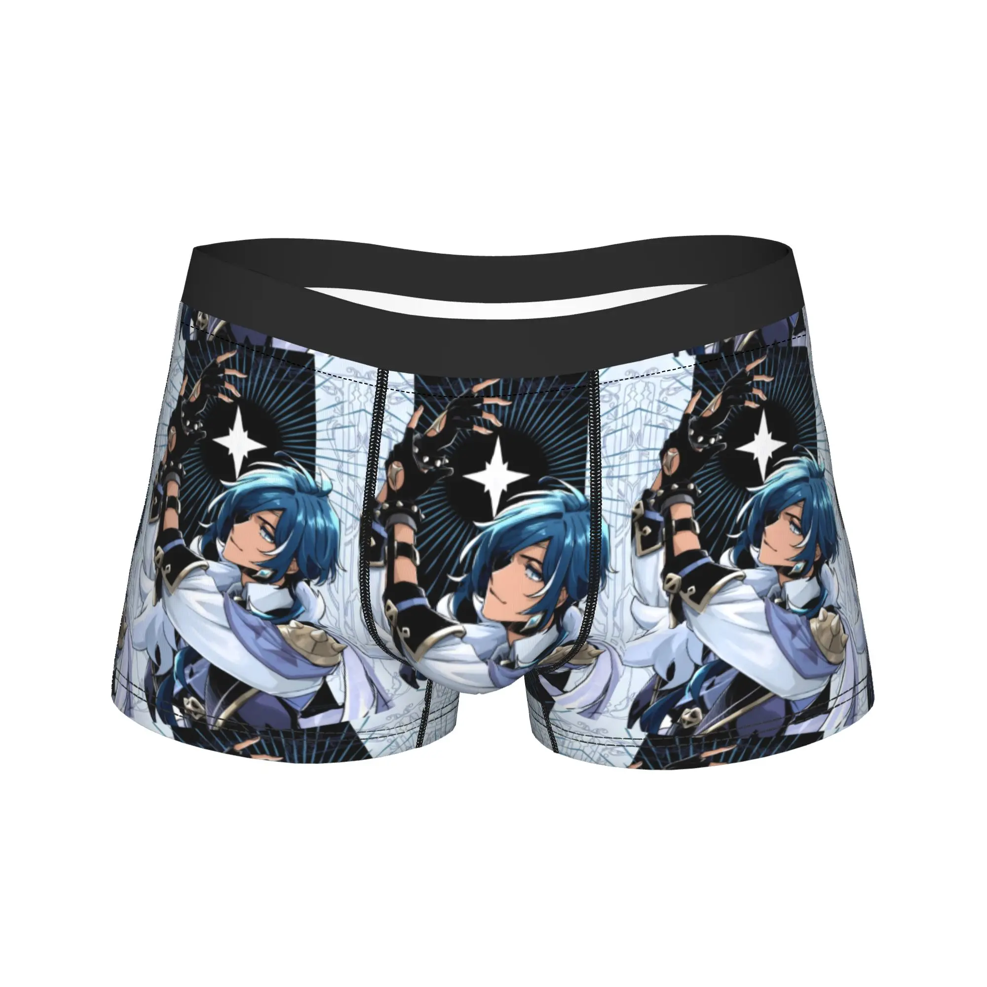 Genshin Impact Game Printed Boxer Brief Kaeya Alberich  Underwear Quality Male Sexy Soft Boxershorts Printing Large Size Panties