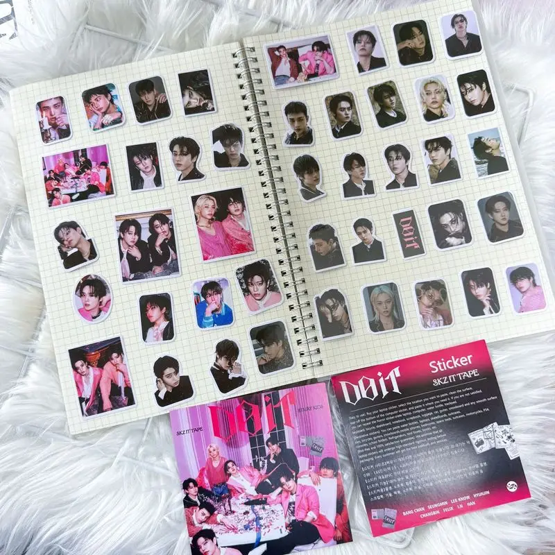 

Новые наклейки Stray Kids, 97 шт., мини-альбом DO IT, K-Pop мерч, водонепроницаемые стикеры для багажа, ноутбука, ежедневника, коллекция для фанатов Феликса