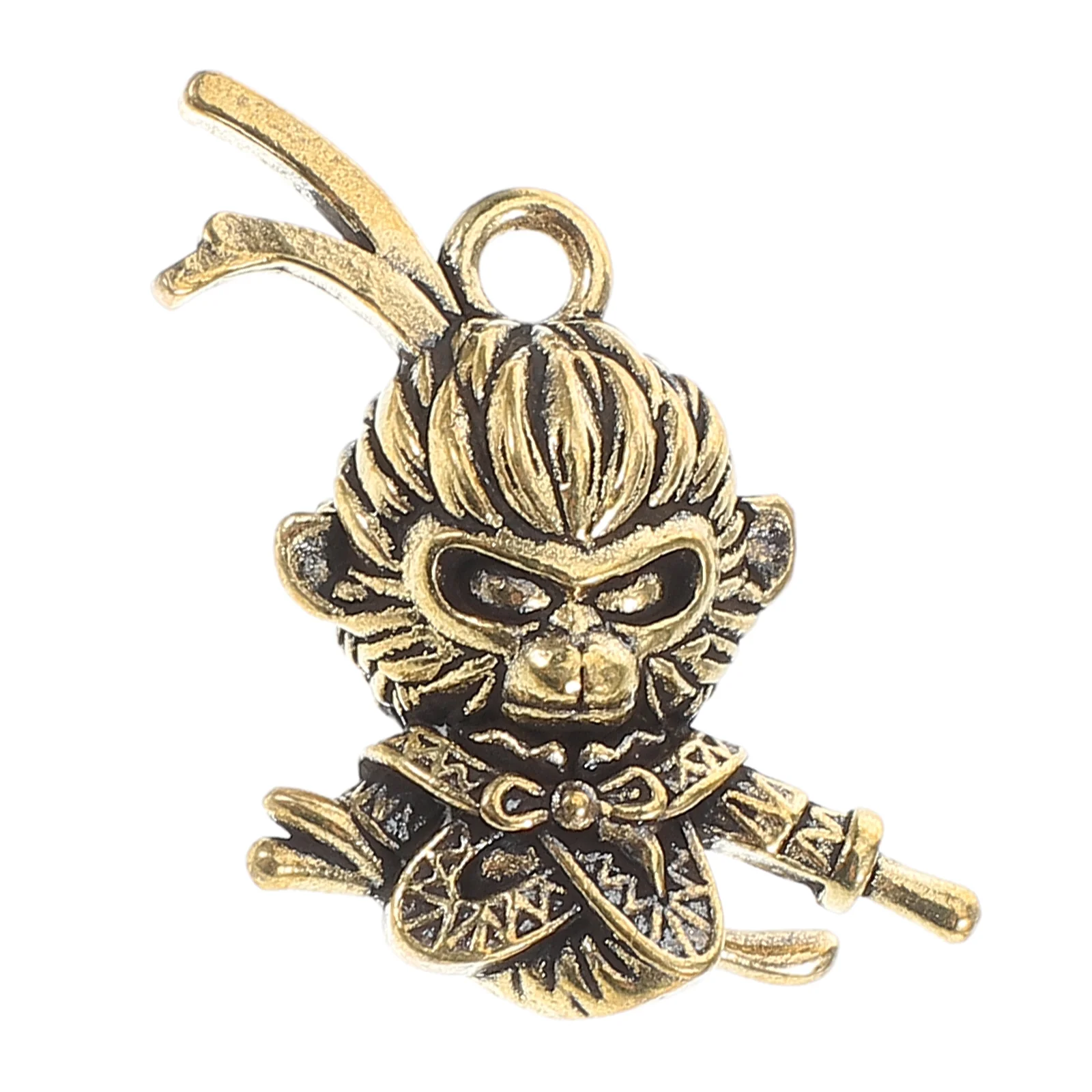 

Mini Monkey King Pendant Bracelets Sand Toys Brass Turtle Sandbox with Lid Head