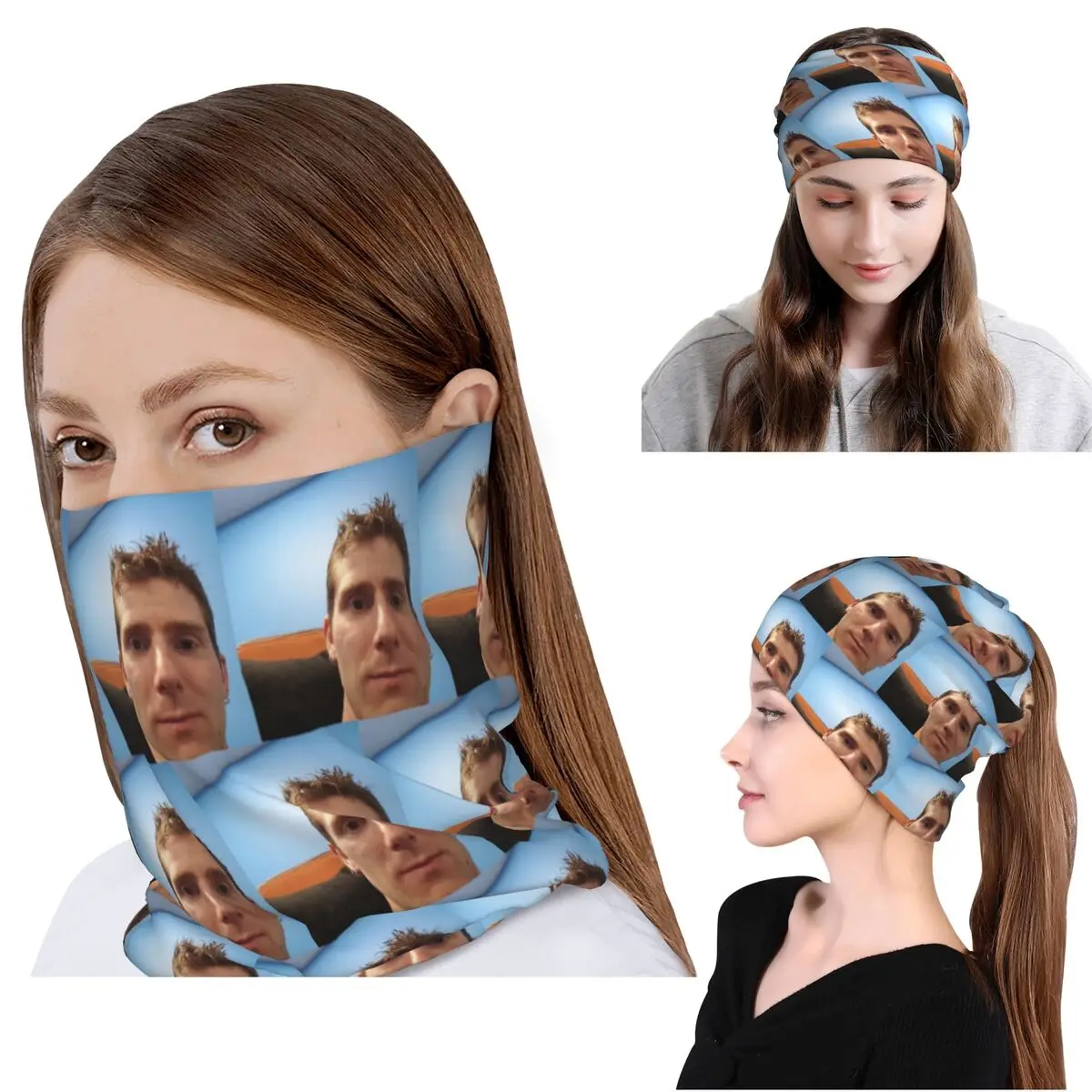 

Linus Etch Tips Bandana Neck Cover Mask Scarf Warm Balaclava Beanies Hat for Men Women Adult Breathable