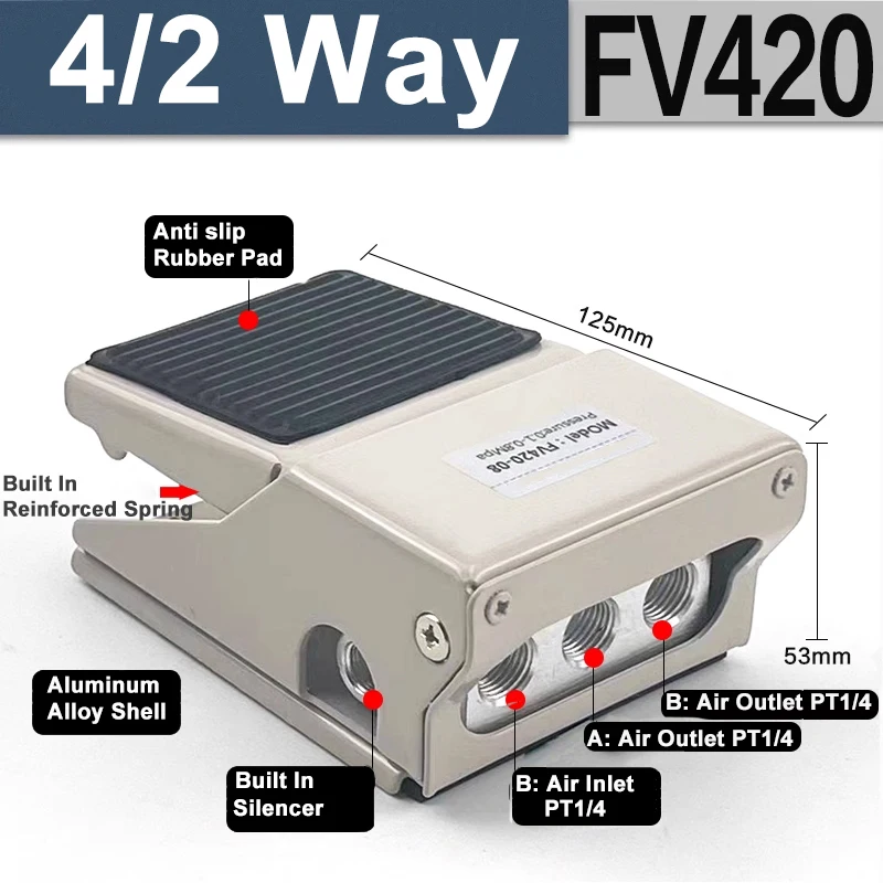 صمام لولبي FV-02 الهواء المضغوط — تفصيل 3