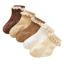 0 to 3 Years Toddler Baby Girls Princess Socks Spring Autumn Clothes Lace Trim Socks Baby Clothing