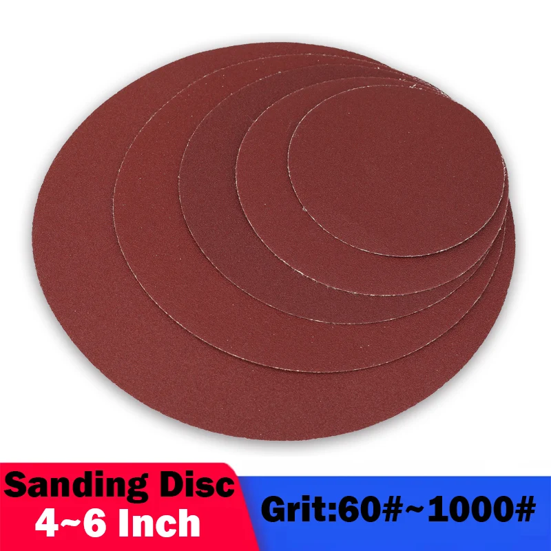 10 قطعة 100 مللي متر الرملي القرص 60-1000 حصى الصنفرة عجلة تلميع هوك وحلقة دعم منصات ل مطحنة الحفر الكهربائية أدوات دوارة