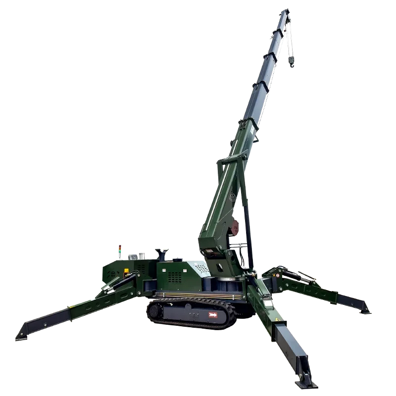 Factory Sale High Quality Spider Crane Working Radius 5T 8T 12T Construction Lifting